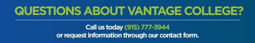 QUESTIONS ABOUT VANTAGE COLLEGE?